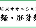 玄米麺・胚芽麺シリーズ-自然栽培米ササニシキ使用