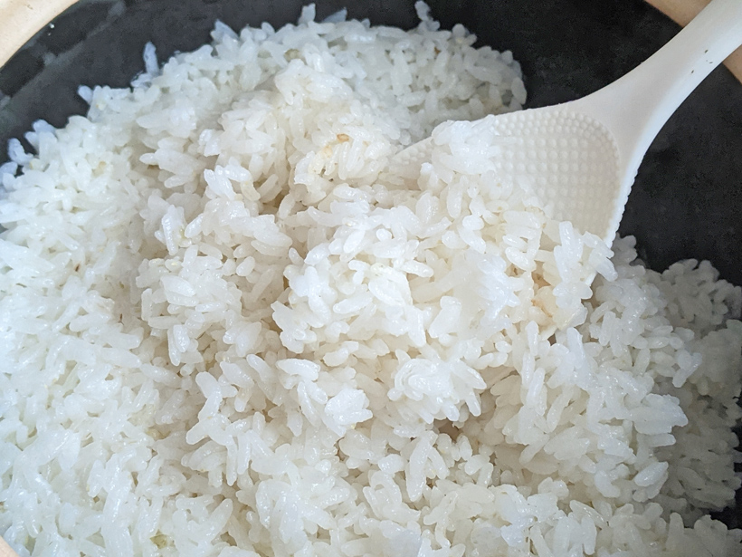 自然栽培米の土鍋ご飯