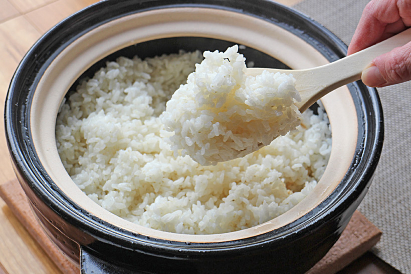 土鍋の自然栽培米