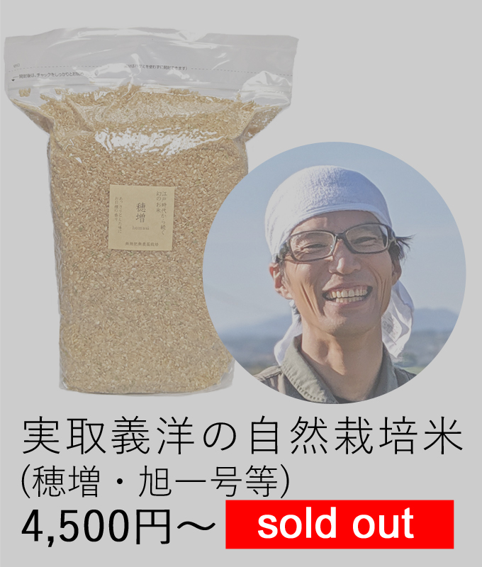 実取自然栽培米売切れ