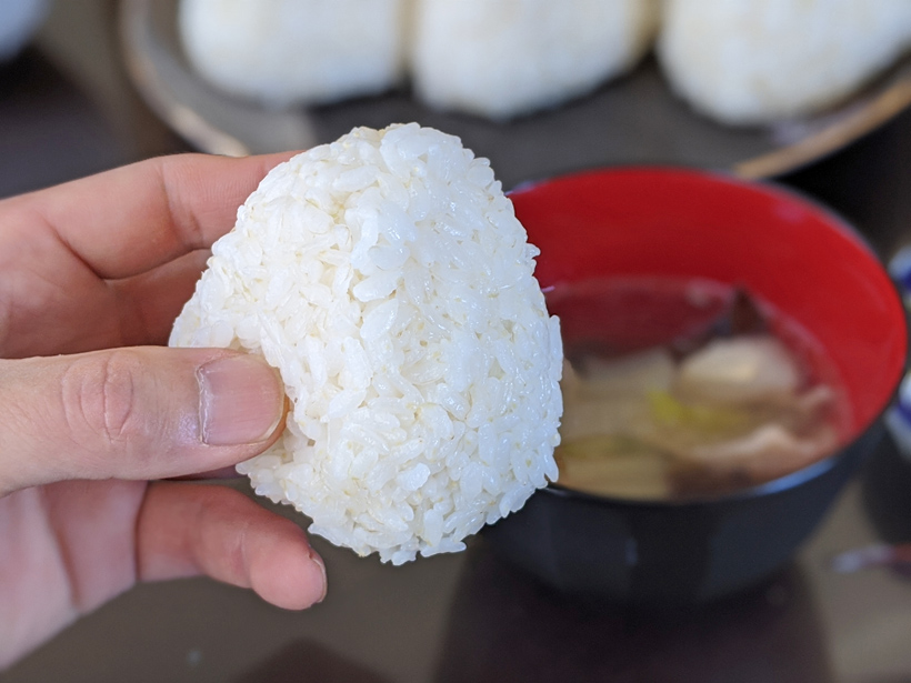 自然栽培米おにぎり