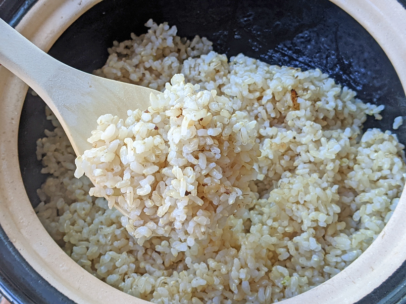松本自然栽培米の玄米