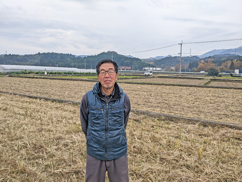 自然栽培米農家諌山英城