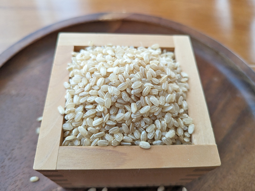 自然栽培米旭の玄米