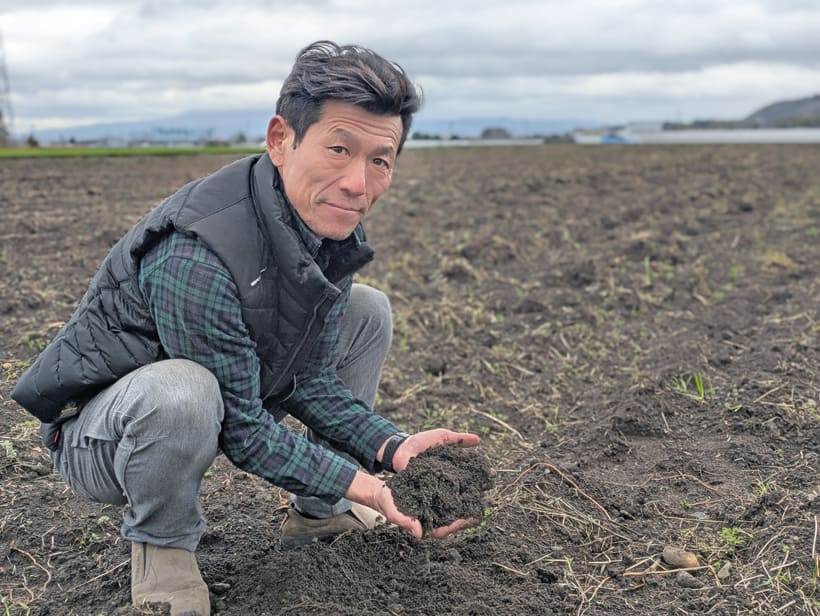 自然栽培米農家松本さんと土