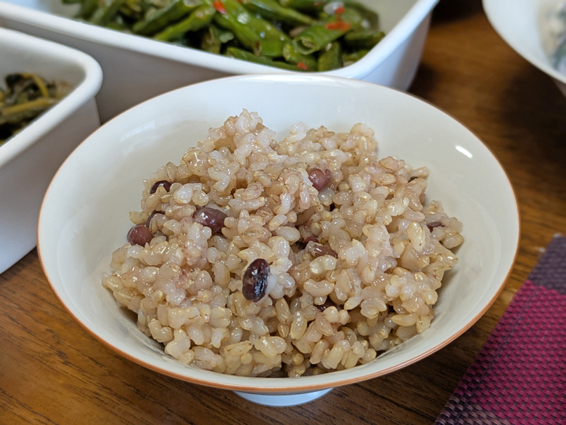 齋藤一樹さんの玄米ご飯